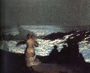 Winslow Homer A summer night USA oil painting artist